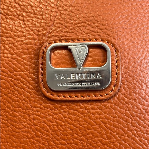 HOSTPICK 🧡 Valentina NWOT Cognac Italian Leather Backpack Crossbody Bag - Picture 2 of 15